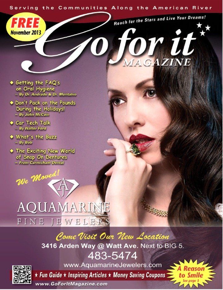 Click to view November 2013 Go for it Magazine November 2013 Cover