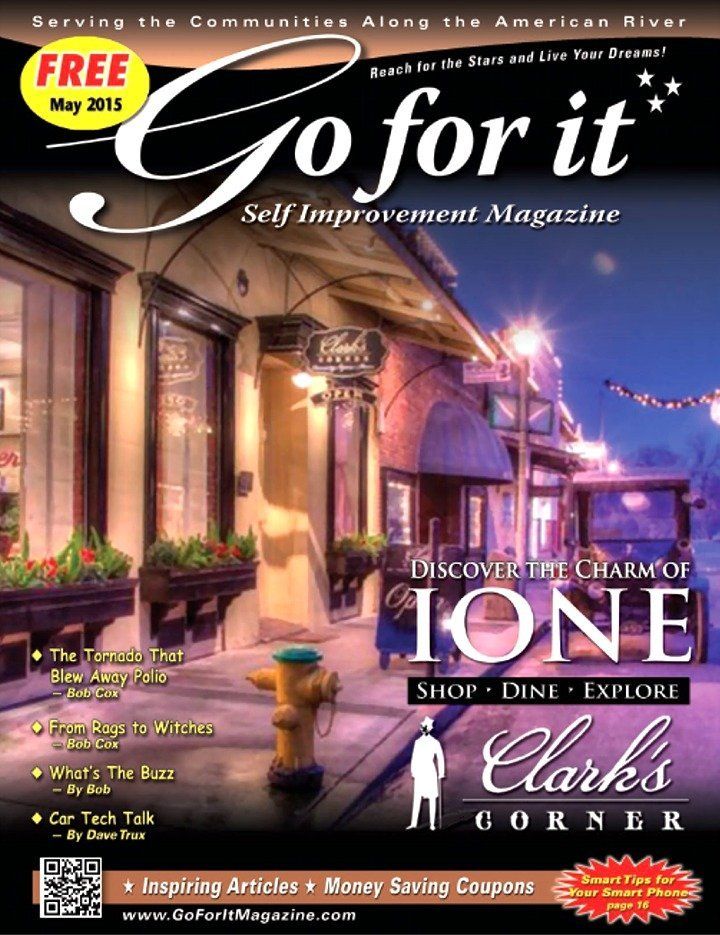 Click to view May 2015 Go for it Magazine May 2015 Cover