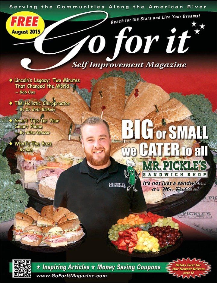Click to view August 2015 Go for it Magazine August 2015 Cover