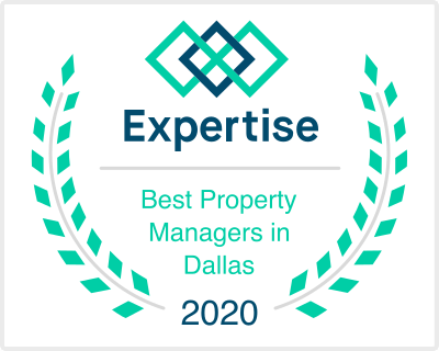 Expertise.com 2020 and 2021 Award Winner Expertise.com 2020 and 2021 Best Dallas Property Management Award Winner