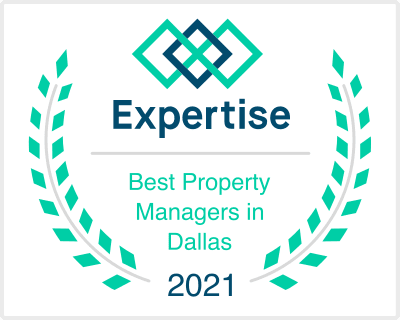 Expertise.com 2021 Best Property Manager award 2021 Expertise.com Best Property manager in Dallas