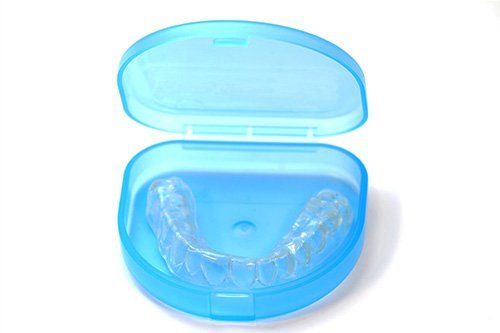 Night Guards Night guards in sky blue case