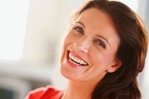 Tooth-Colored Fillings Middle Age Woman Smiling | Dentist Endicott