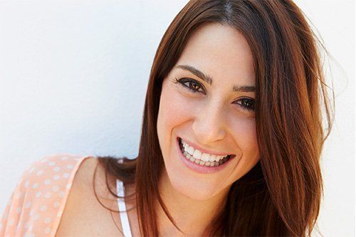 Veneers Beautiful woman smiling