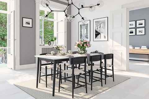 Dining Room Design Service — Modern Nordic Dining Room in La Jolla, CA