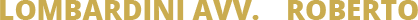 Lombardini Avv. Roberto - LOGO