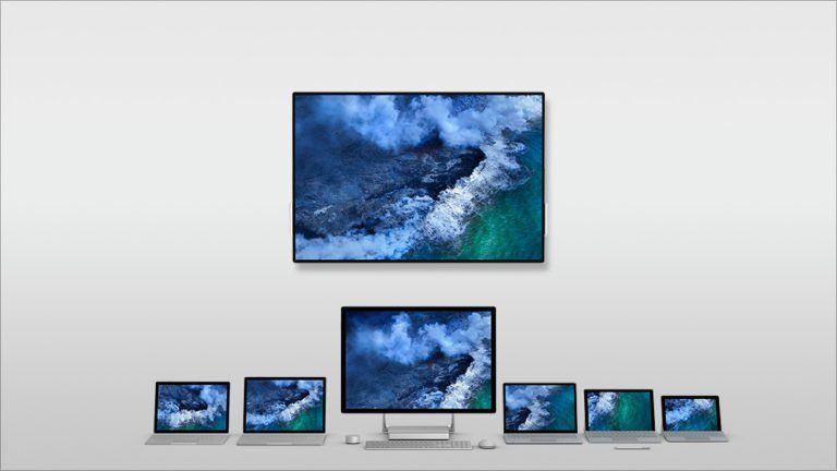 Microsoft Surface family of devices.
