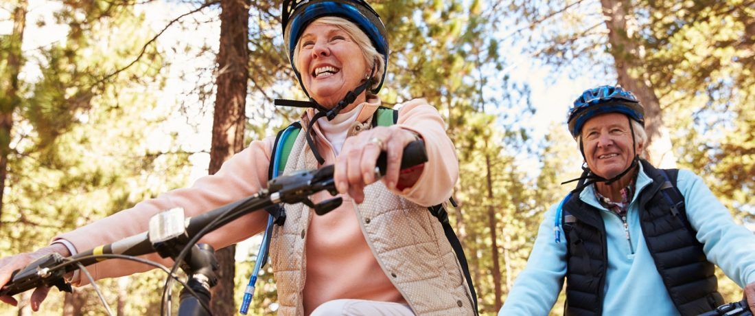 riding bikes