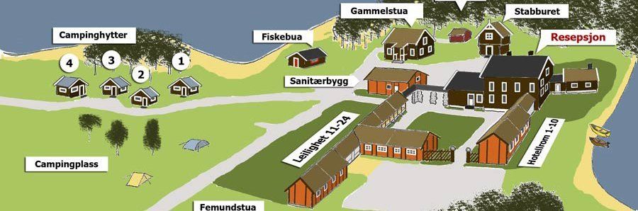 FEMUNDTUNET - Fantastisk beliggenhet ved Femunden i Engerdal Femundtunet - hotell, hytter, leiligheter og campingplass ved Femunden i Engerdal