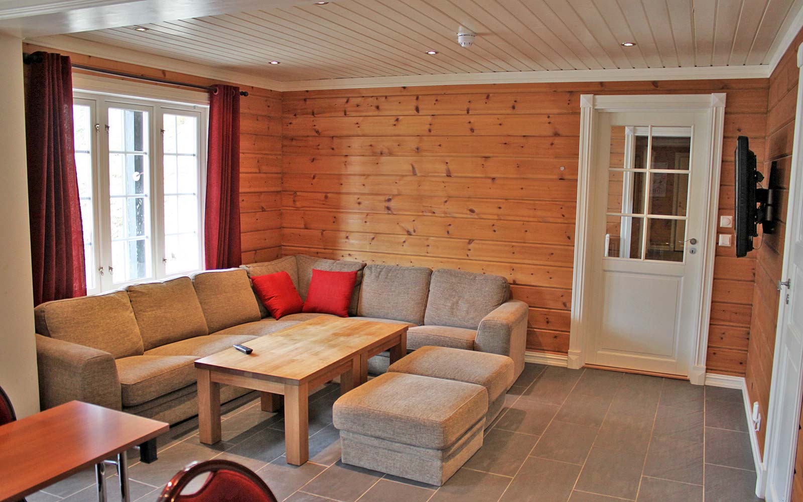 TV-stue i hytte 830 - Sjumilskogen booking Trysil