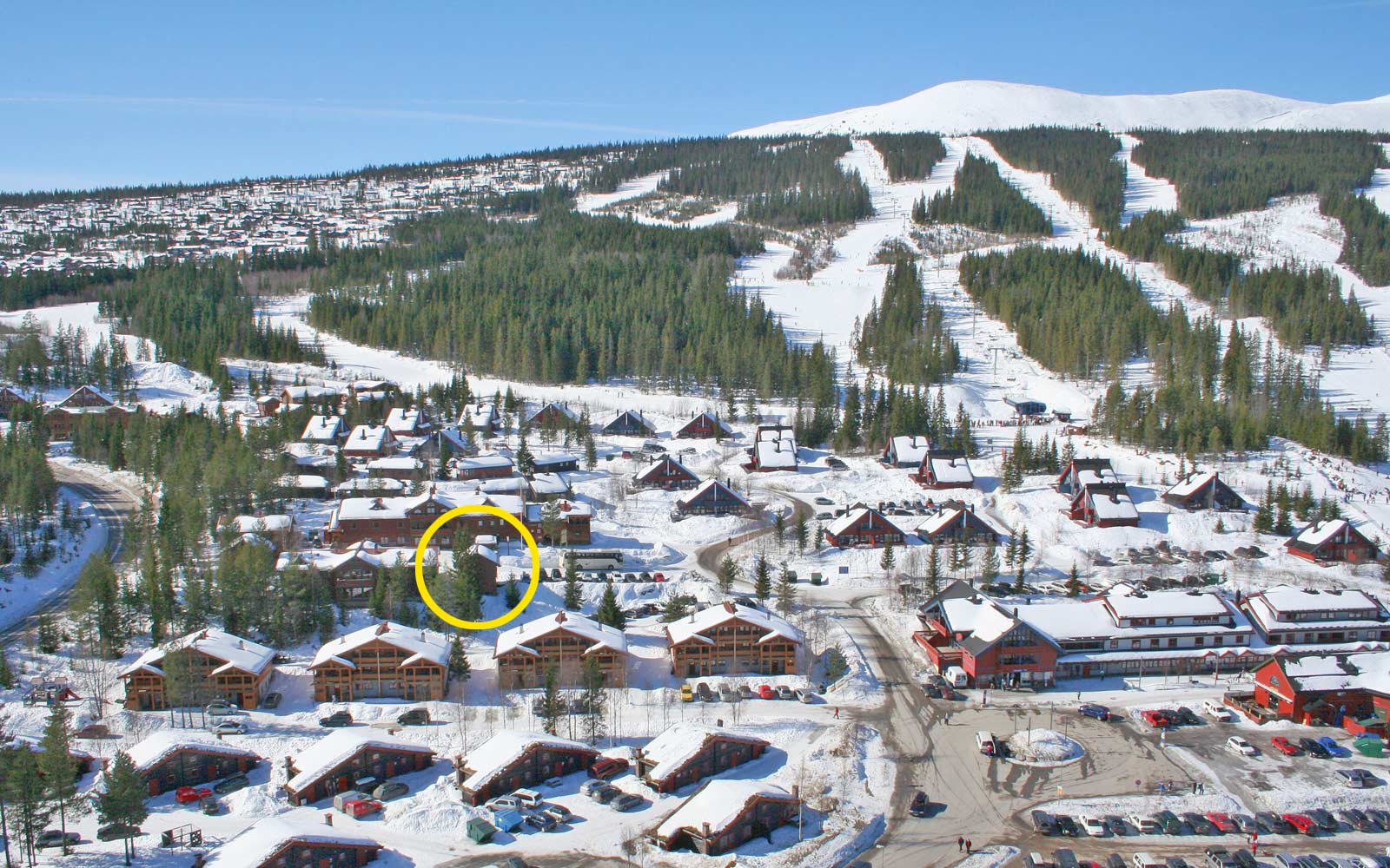 Beliggenhet leilighet Smørbukk - Sjumilskogen booking Trysil
