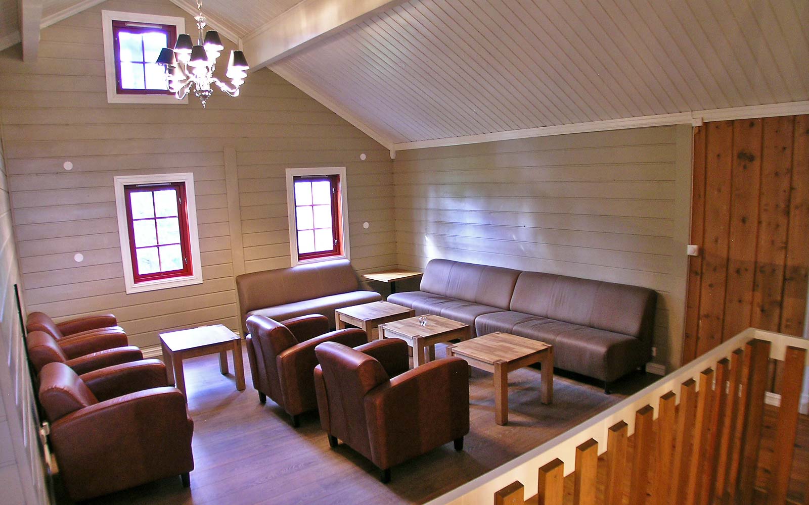 TV stue hytte Vesleskogen Sjumilskogen booking Trysil