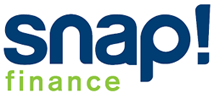 The logo for Snap Finance, featuring the word