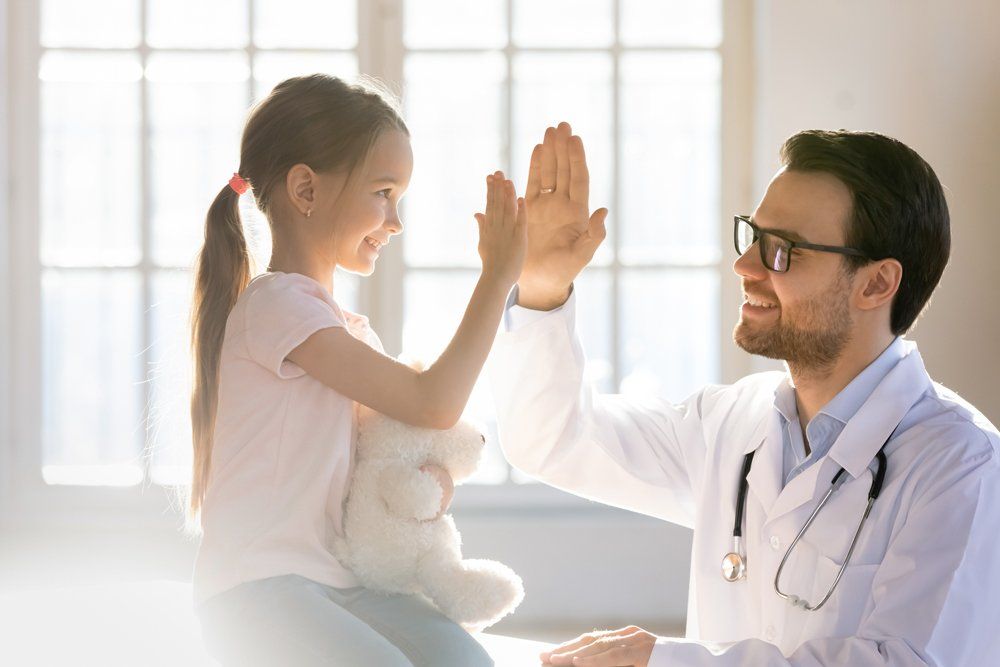Child Doing Vestibular Exercises — Oakland, MD — Garrett Orthopedic Physical Therapy & Rehabilitation