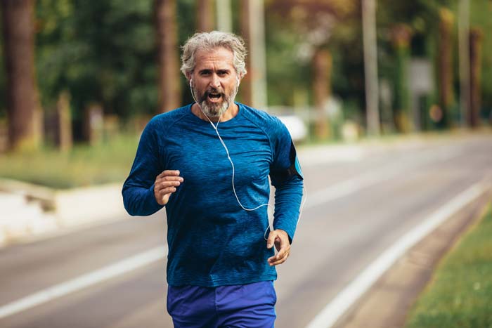 Athletic Man Jogging — Oakland, MD — Garrett Orthopedic Physical Therapy & Rehabilitation