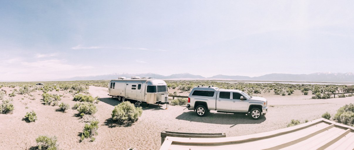 Full Time RV Living in an Airstream travel trailer boondocking outside of the Great Sand Dunes National Parl