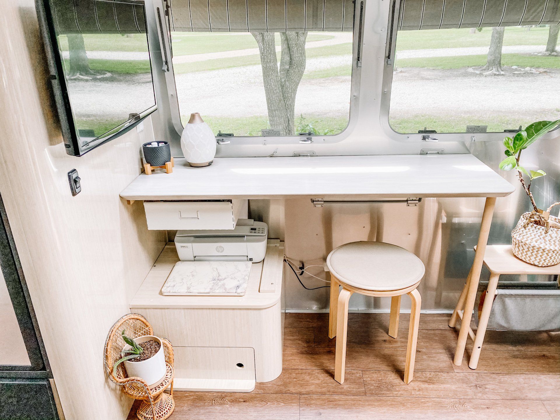 Airstream DIY Desk
