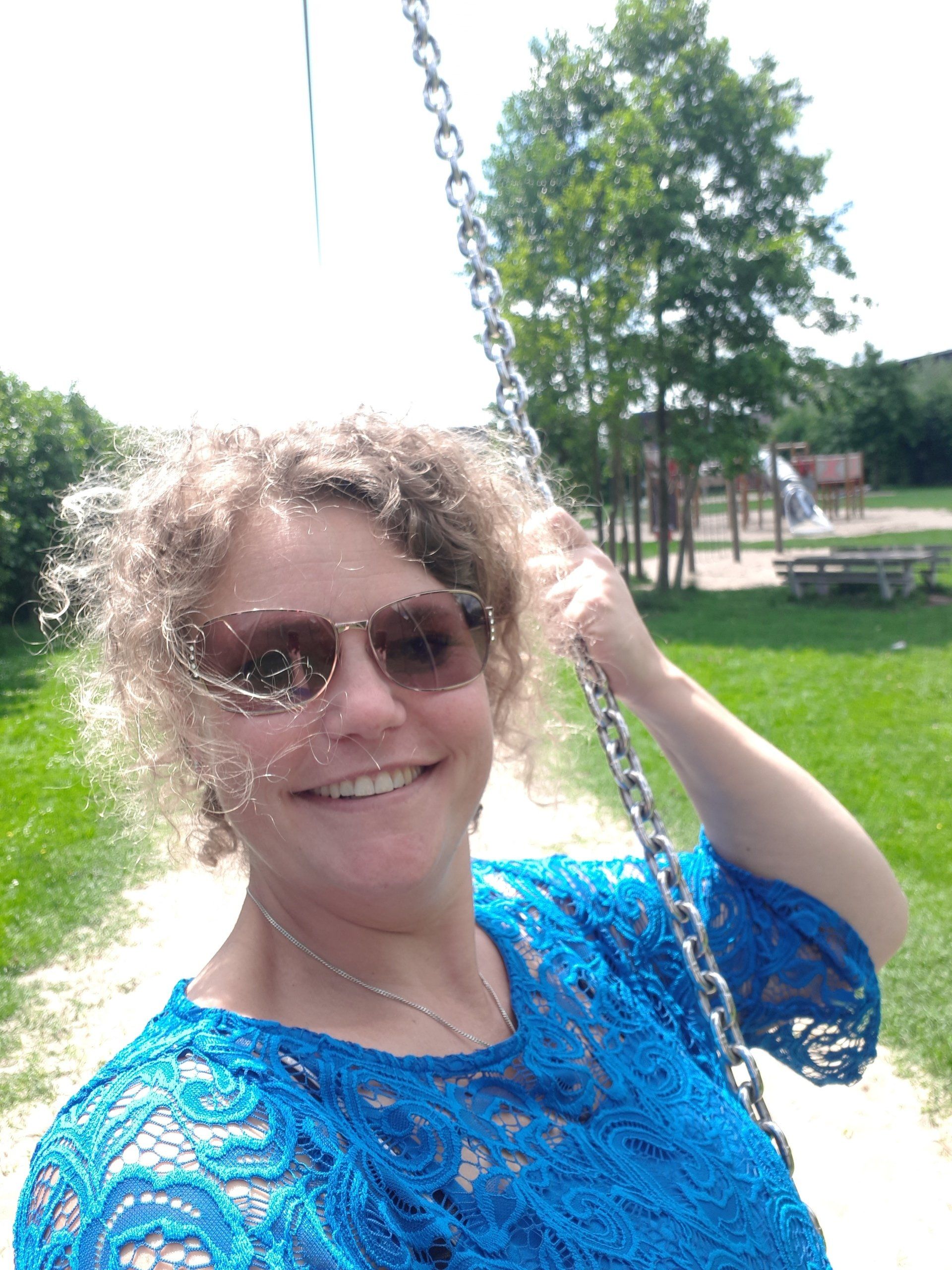 speeltuin, zomer, genieten, onstpannen, zon
