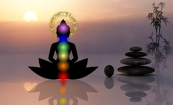 chakra's, licht, balans, stenen