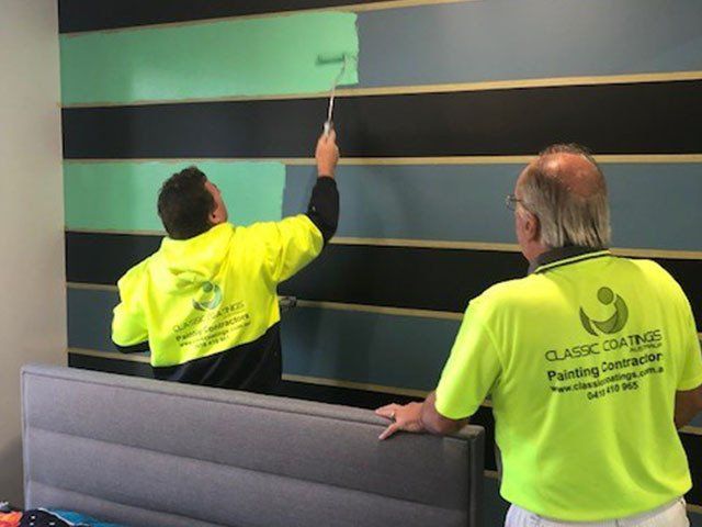 Painting Service For Front Desk  — Classic Coatings Australia on the Fraser Coast QLD