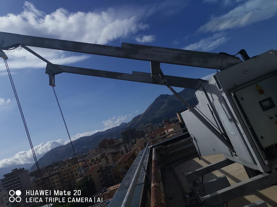 Installazione elevatore esterno 2
