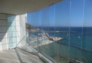 porte a impacchettamento per terrazzo