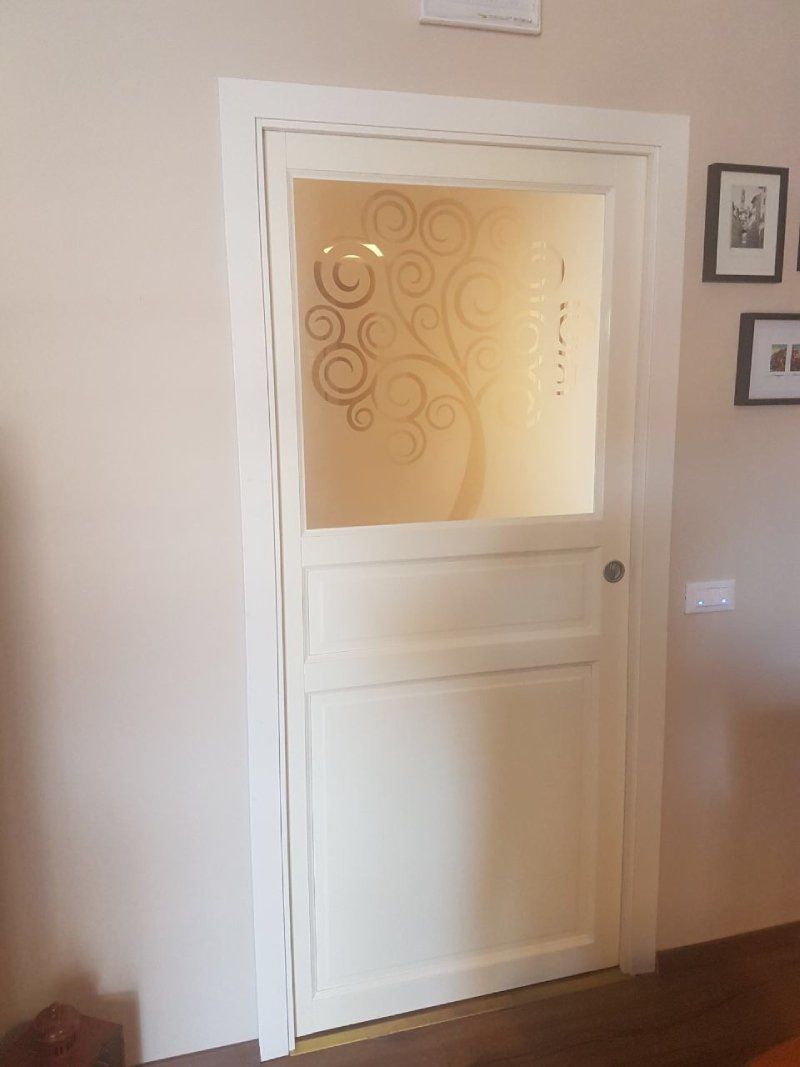 Porta interna con vetro