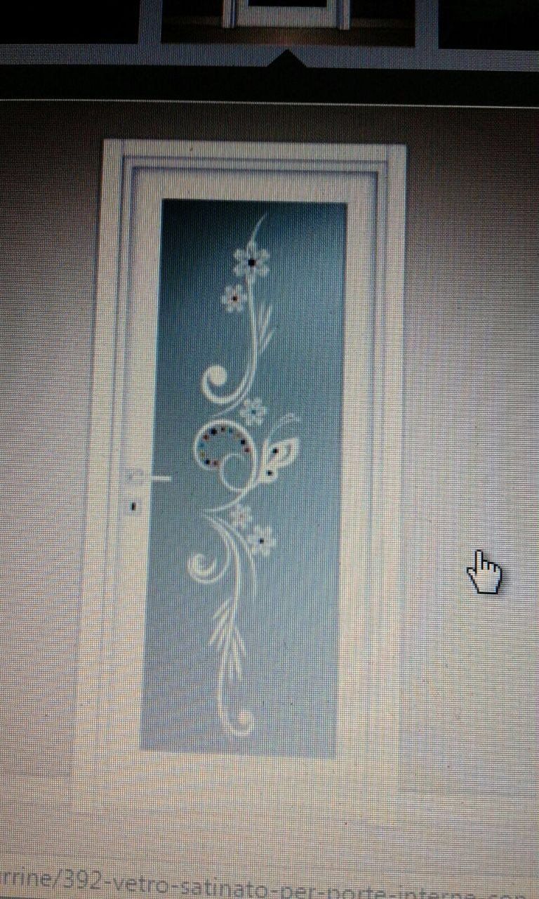 Vetro satinato per porte interne