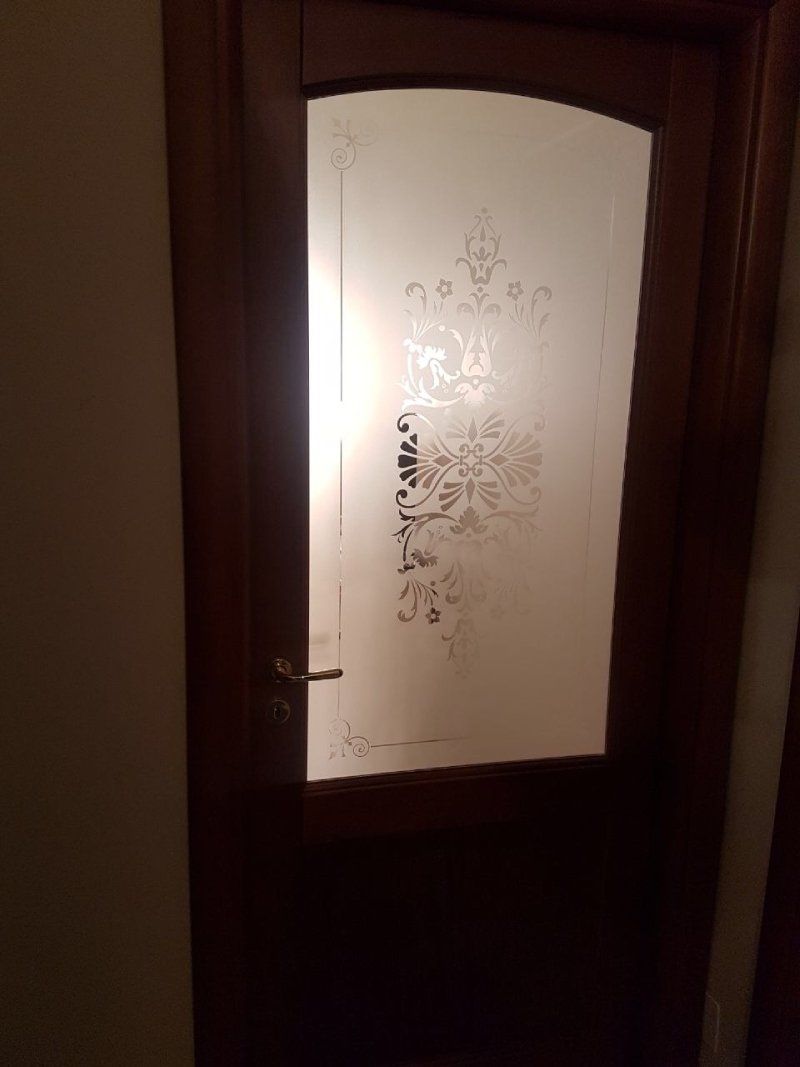 Vetrata decorata per porte interne