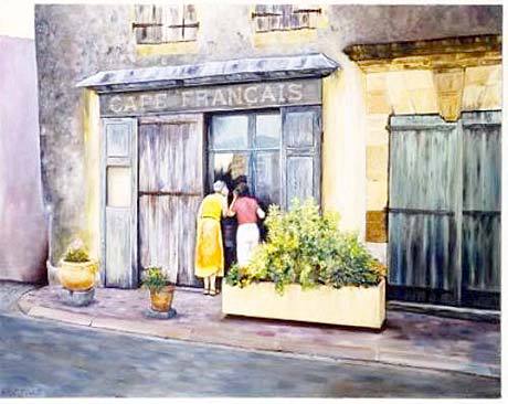 Le café français - It had never been open in living memory. It now is refurbished, renovated and... no more.