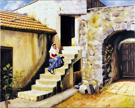Sarah's old house - Our friend from a neighboring circassian village.