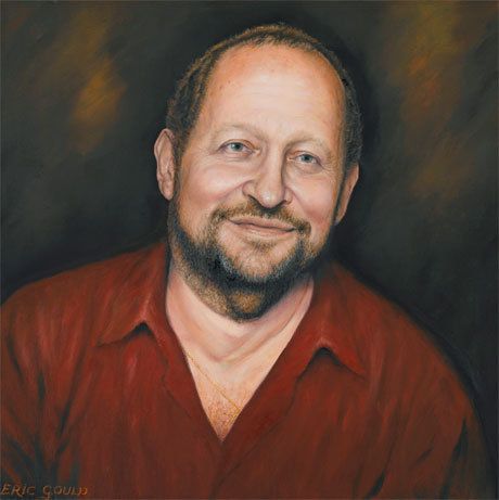 Uri - We commissioned  Eric to paint the portrait of our late beloved friend Uri. We were impressed by his thorough research to get to know Uri from photos, talking to people who knew him and stories about him. When we first saw Uri's portrait we were dumbfounded, Eric had captured exactly the person Uri was, without actually knowing him. The look in his eyes, his half smile, it was as if Uri came alive! The portrait is a wonderful way to remember our Uri. (Mrs. Shilo)