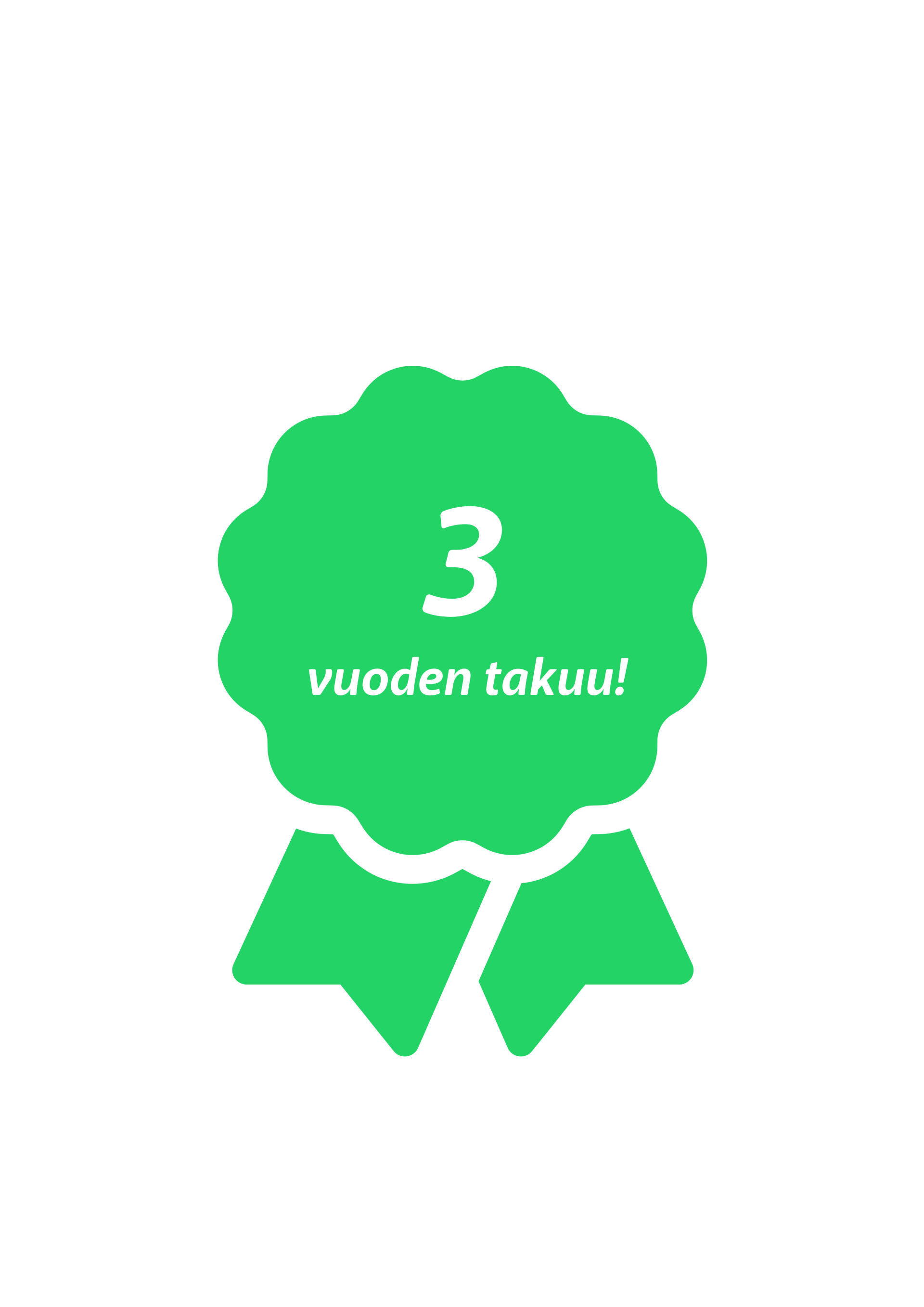 3 vuoden takuu talon maalaustöille