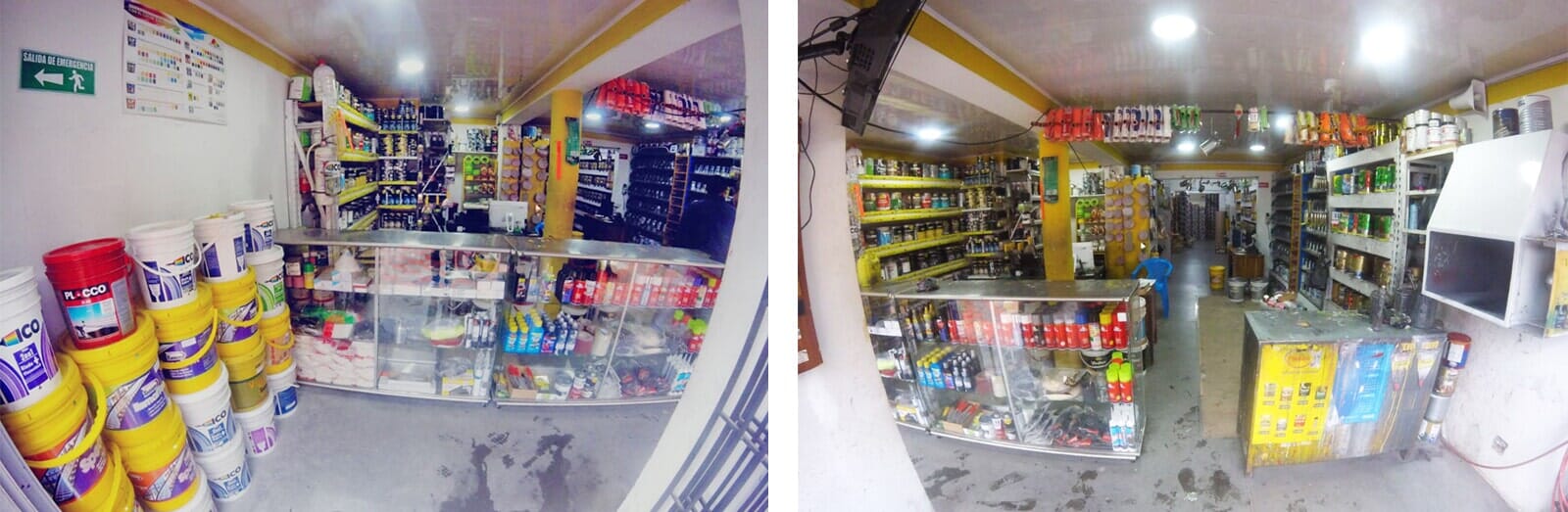 Pinturas Combicolor #2 instalaciones de la tienda