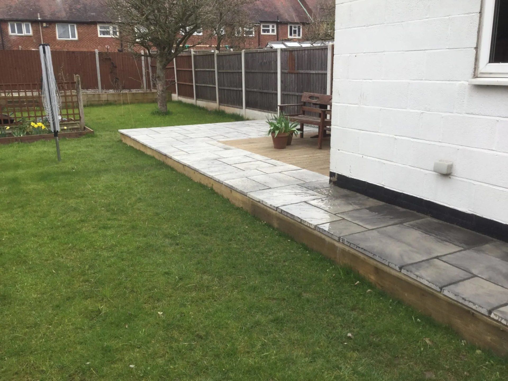 Turf and pathway