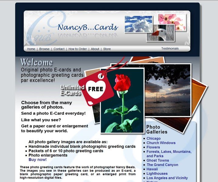 greeting card site