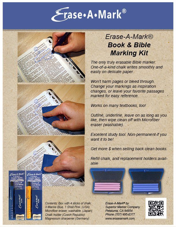 Book and bible kit sales sheet