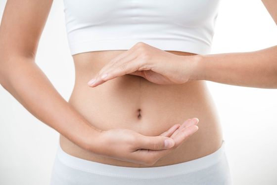 Stomaco di una donna