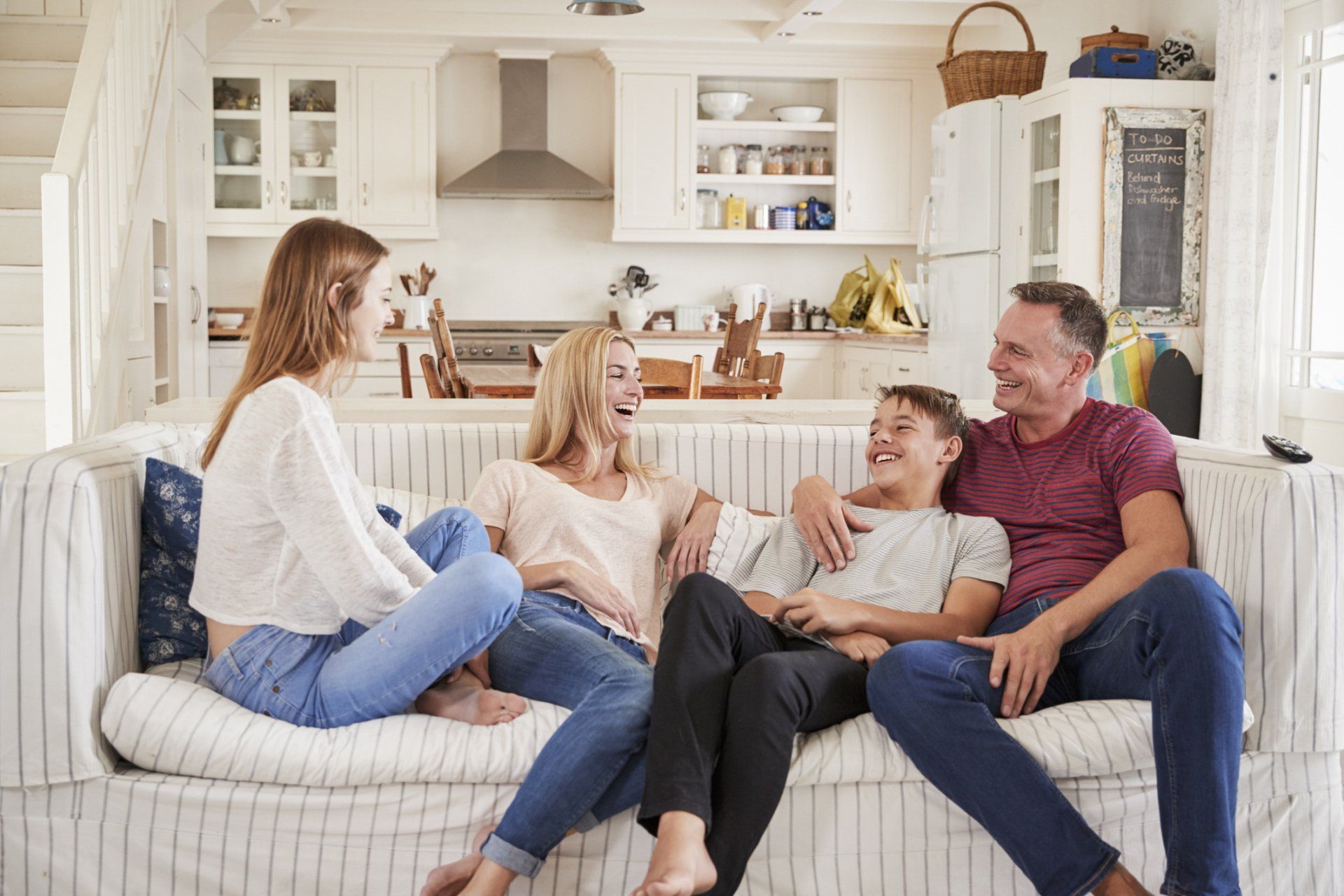 Happy Family Bonding — Winston Salem, NC — Reedys’ Air Conditioning & Heating Service Inc
