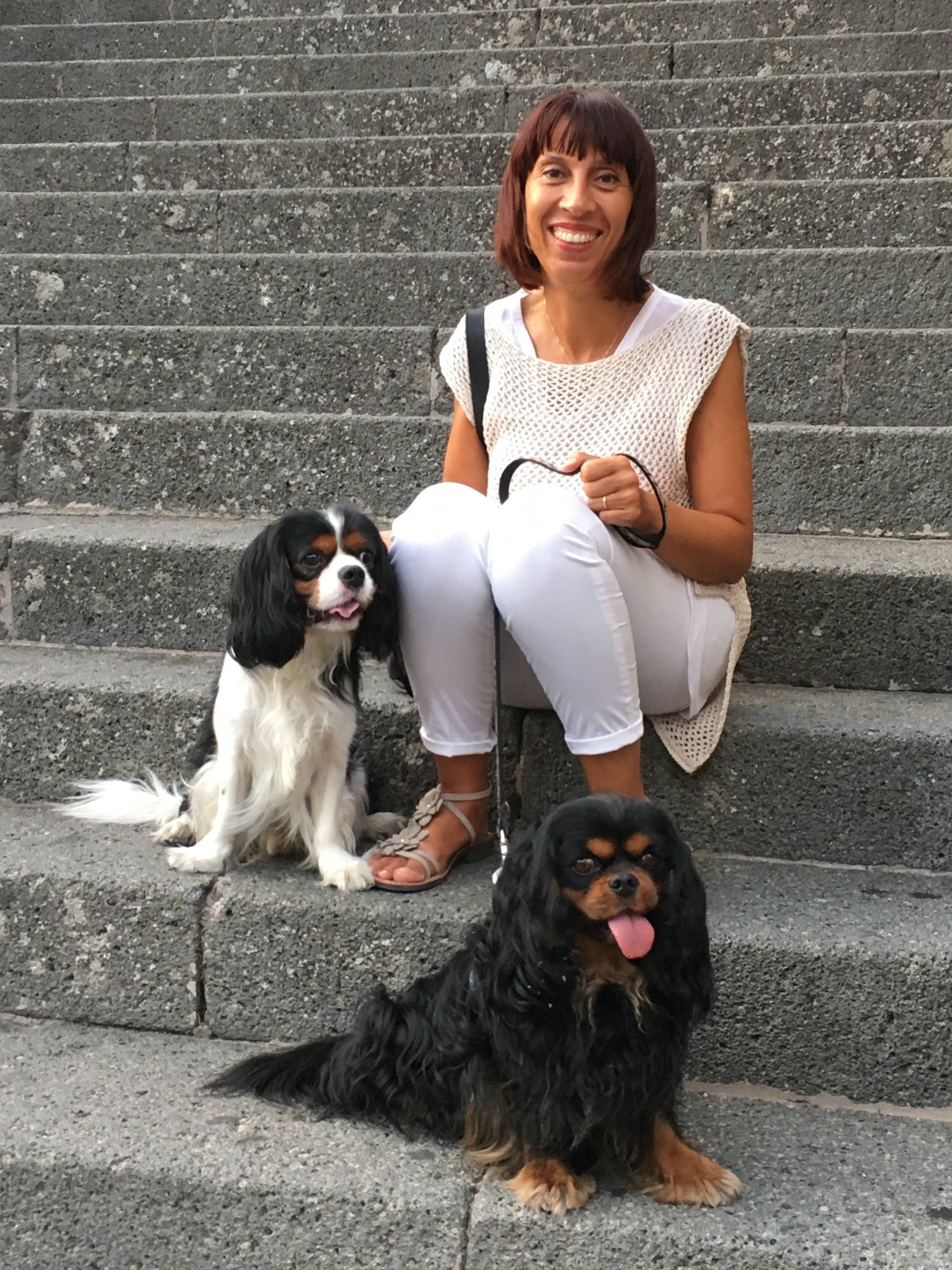 Katia Serafini con Mozart e Hermès Orvieto Italy