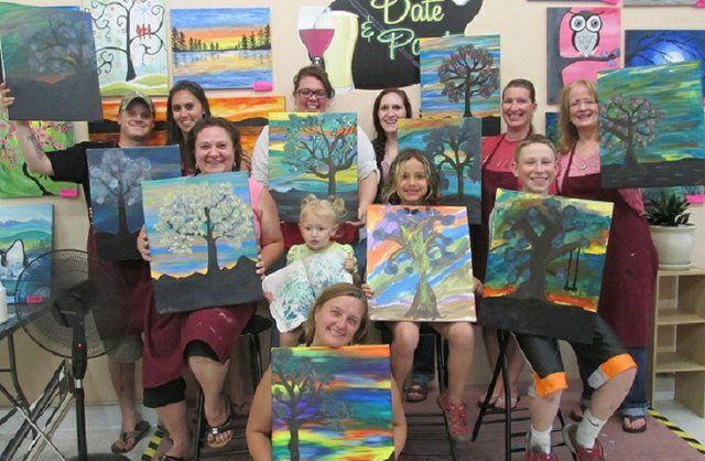 Date & Paint Students