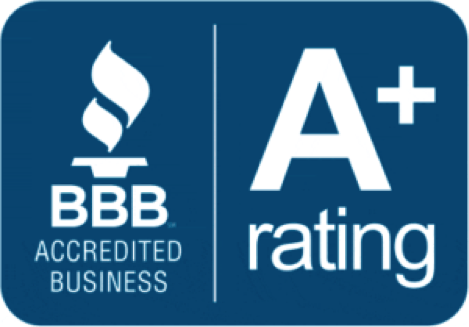A+ Rating BBB Logo for A+ Better Business Bureau at Seniorcare USA