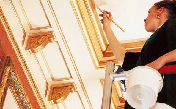 Gold paintwork