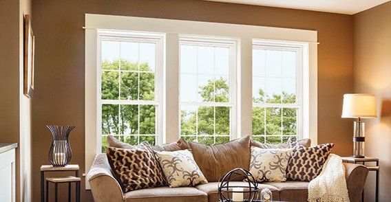 An Earth Tone Living Room — Detroit, MI — Protector Window & Door An Earth Tone Living Room — Detroit, MI — Protector Window & Door