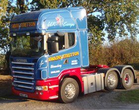 Haulage services - Shrewsbury, England - Swains of Stretton - Lorry