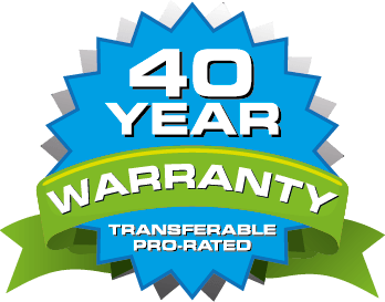 40 Year Warranty 40 Year Warranty