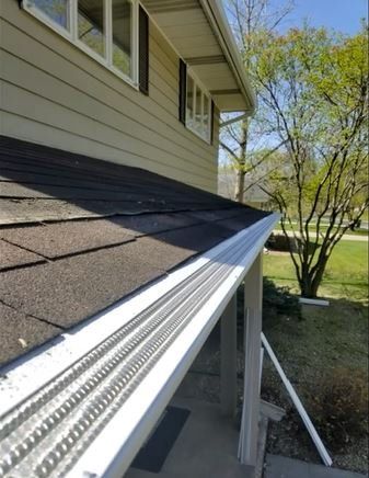 Gutter Installing — Modern House in Savage, MN