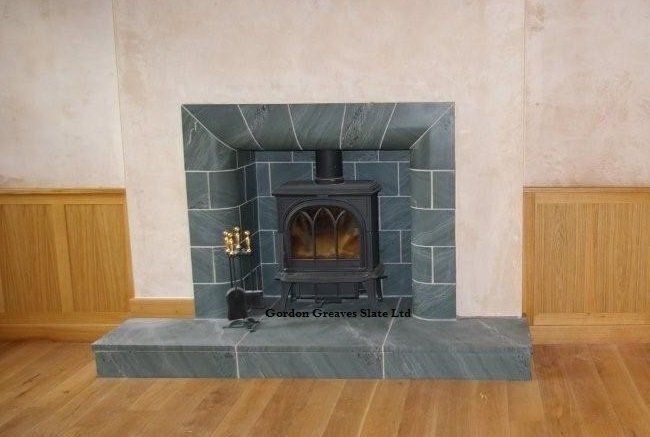 Lakeland Green Slate fire surround