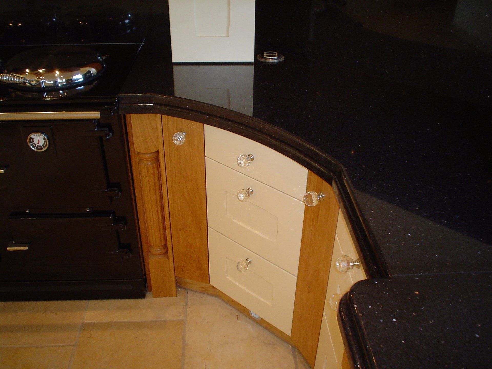 Black Granite with Moulded edge