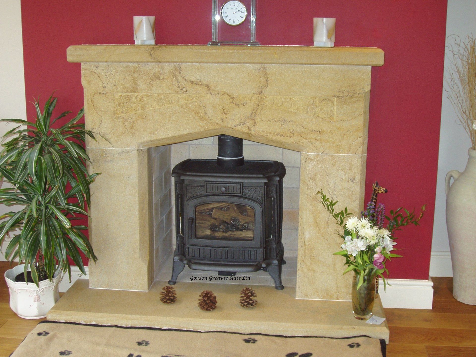 Ham Stone Fireplace